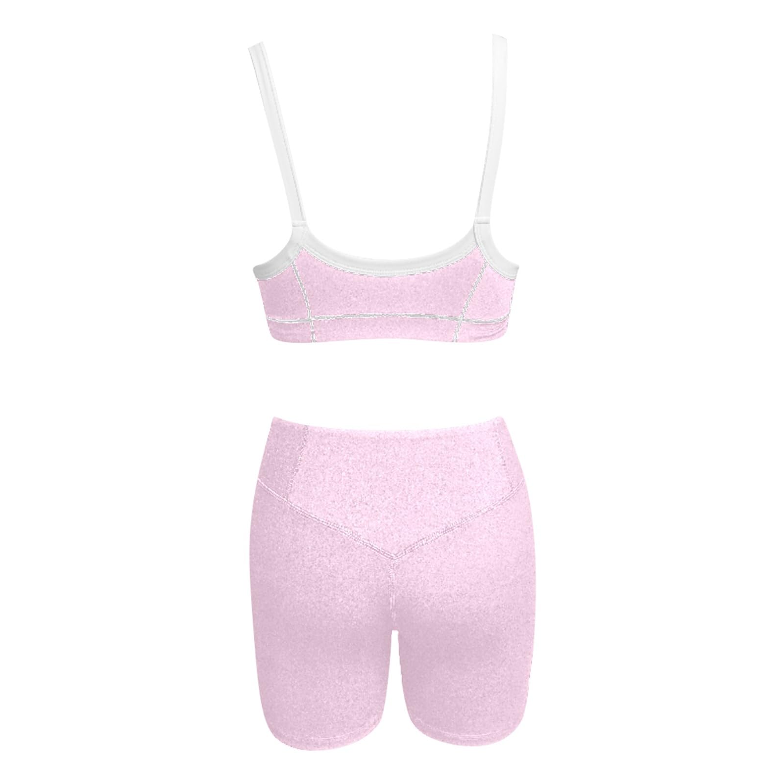 Generisch Set aderente da yoga da donna, ideale per la corsa all'aria aperta, abbigliamento sportivo per il tempo libero, abbigliamento sportivo per la primavera