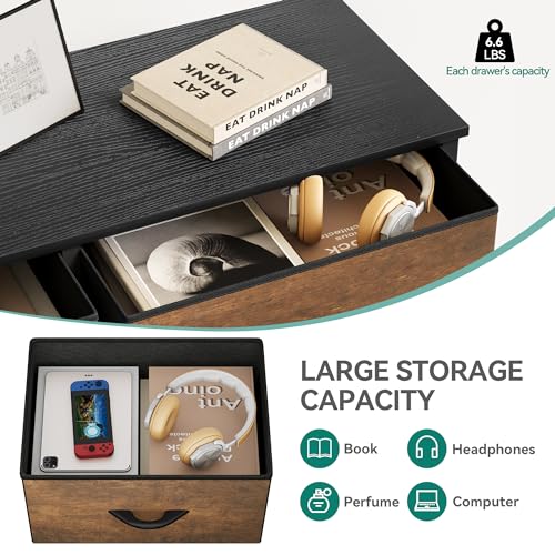 image for YITAHOME Fabric Dresser for Bedroom, Tall Storage Dresser with 8 Drawe