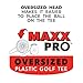 Pride Professional Tee System Plastic Golf Tees - 3-1/4 inch MaxxPro Tee - 10 Count - Oversized Cup for Increased Stability
