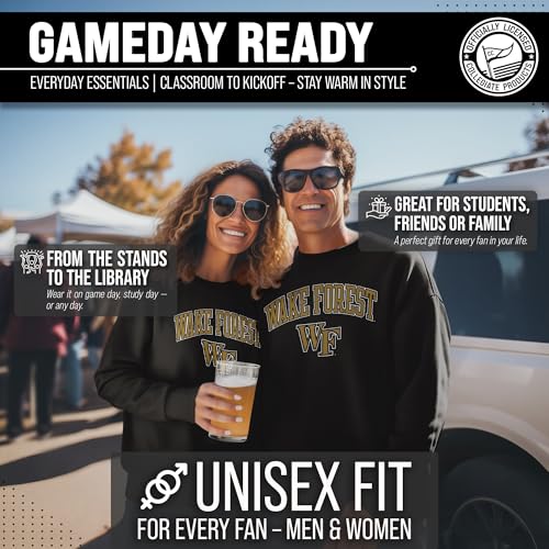 Image of NCAA College Sweatshirt Fleece Crewneck Pullover for Men and Women | Officially licensed NCAA college gameday crewneck pullover - 9 oz fleece lined sweatshirt with arch and logo design