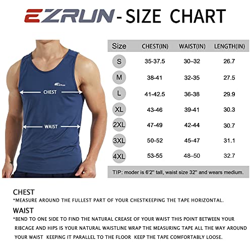 image for EZRUN Men's Quick Dry Sport Tank Top for Bodybuilding Gym Athletic Jog