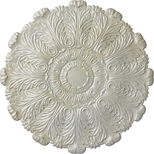 Image of 31 inchOD x 1 1 /2 inchP Durham Ceiling Medallion (Fits Canopies up to 4 1 /4 inch), Hand-Painted Flash Blue