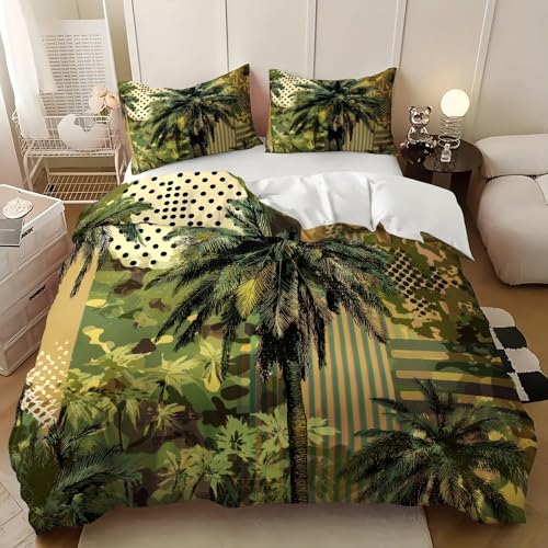 Housse de couette 200x200 sans repassage fermeture éclair facile pour lit deux personnes - 2