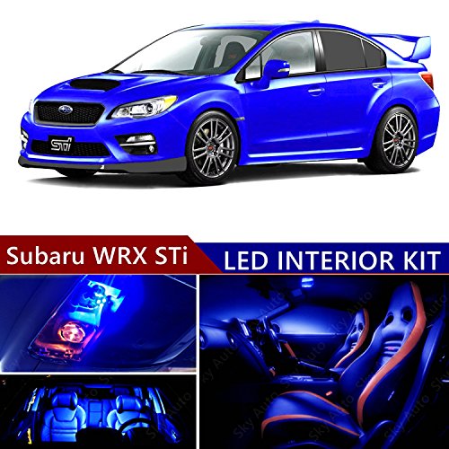 Sky Auto Inc Led Premium Blue Light Interior Package Kit For Subaru Wrx Sti 04 17 8 Pcs Buy Online In India At Desertcart In Productid
