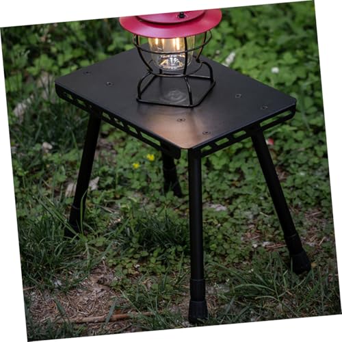 Table de camping pliante multifonctionnelle en fer avec plateau compact pour usage extérieur - 8
