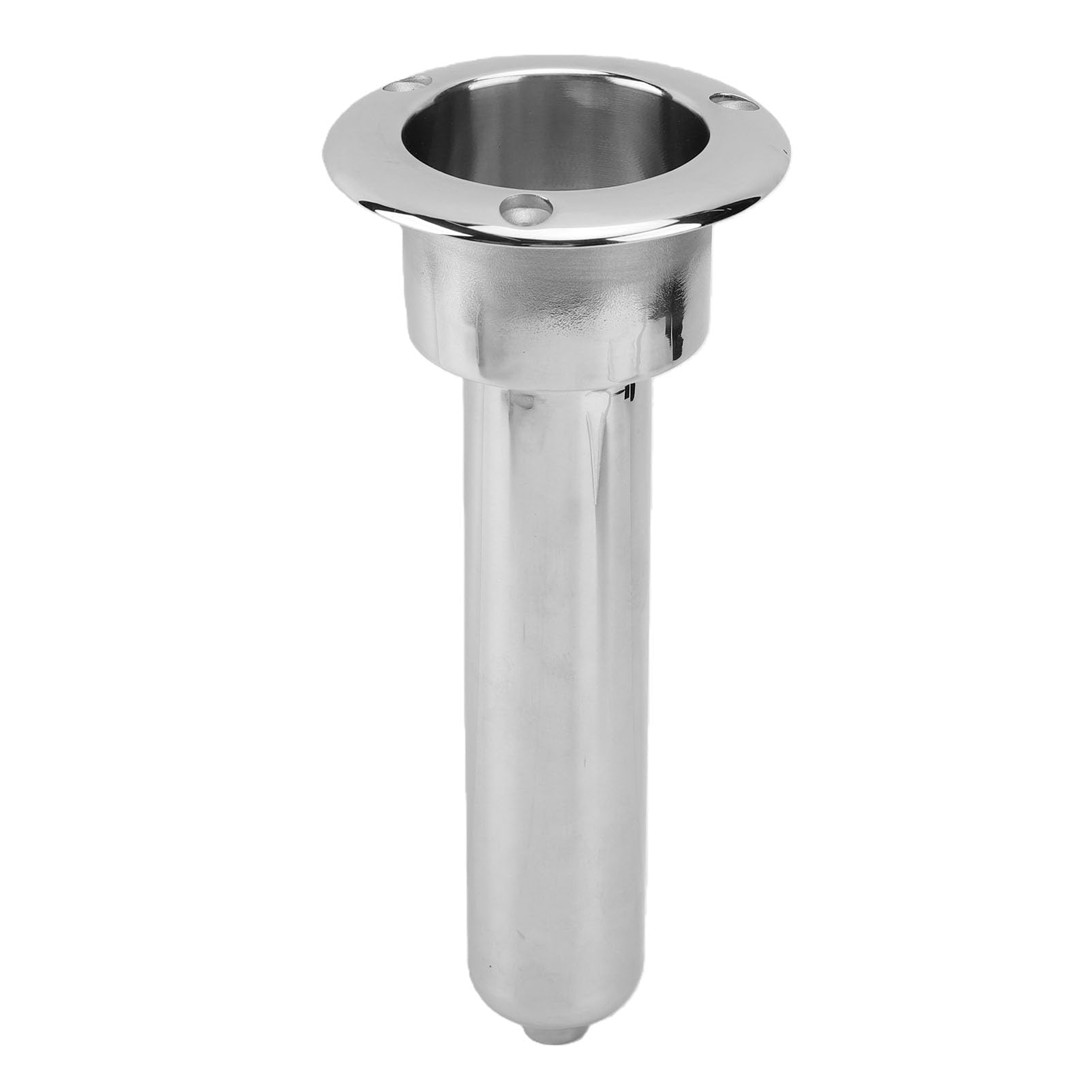 Akozon Portacanne per Barche da Pesca 2 Pezzi, Supporto da Incasso in Acciaio Inox 316 con Tubo 40mm e Apertura 78mm per Yacht e Pesca