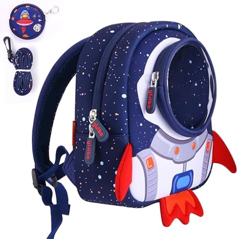 yisibo Toddler Backpack for Boys& Girls - Toddler Leash Included- Secure and Stylish Toddler Backpack for Active Toddlers- Perfect for Little Explorers - for Preschool Travel School (1-3 Years) Cover