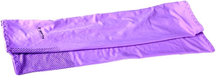 1 Pair Arm Cooler Arm Hand Cover Sleeves for UV Sun Protection (Purple)