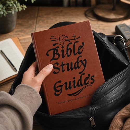 66-Page Bible Study Guide Notebook, Christian Bible Study Journal for Women & Men, Scripture Study Notebook with Guided Prayer & Reflection Pages, Daily Devotional Bible Study Book for Church & Personal Worship — view 4