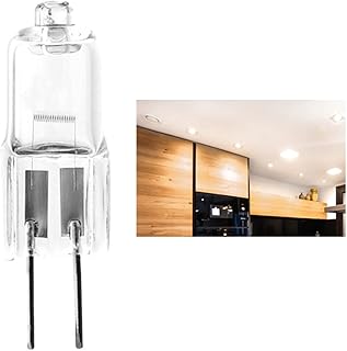 AllTopBargains 12 Pack Bi-Pin JC Type Halogen Light Bulb Replacements 10W 12V G4 Clear Base New