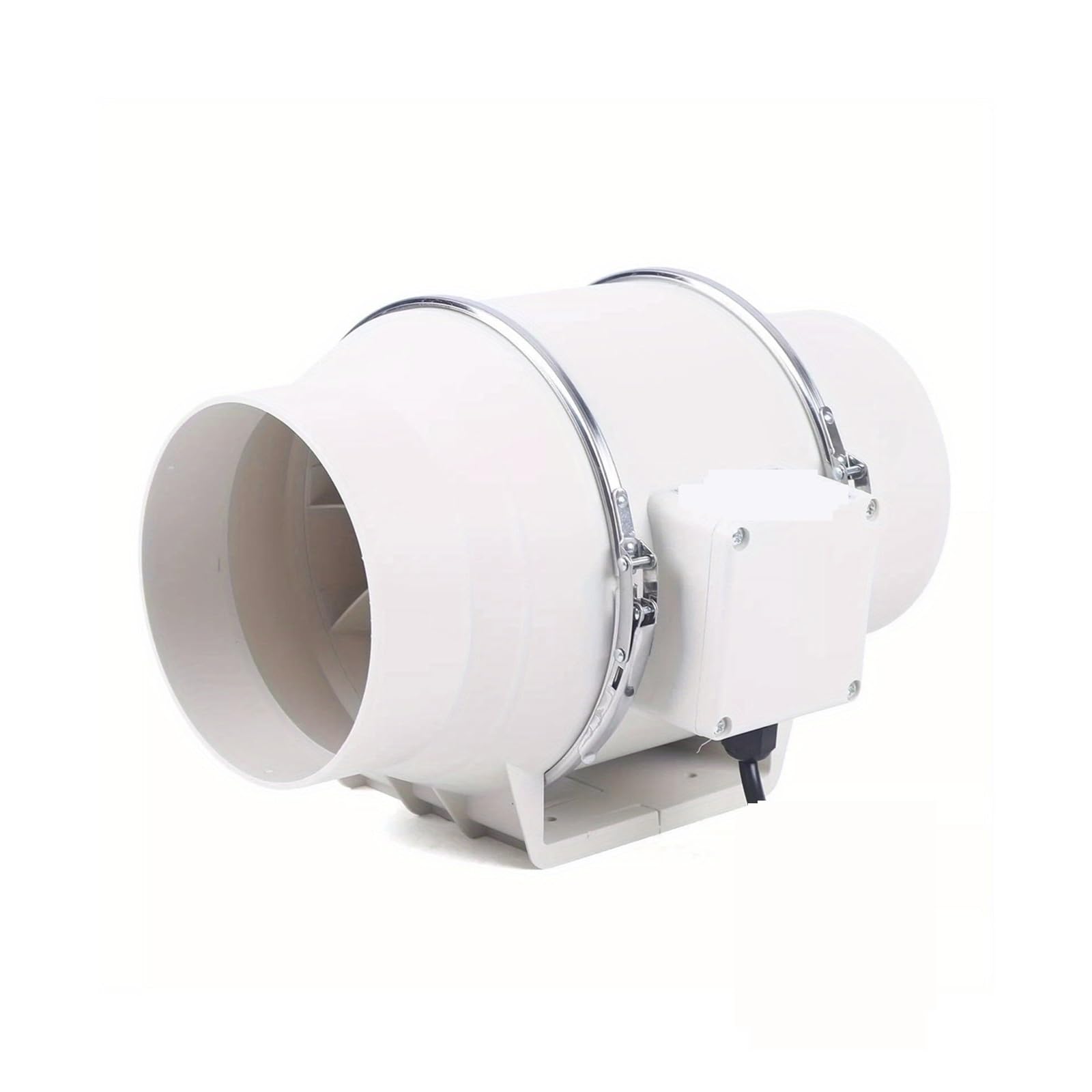 Kxjqbm 4 Inch Exhaust Fan, 4'' 5'' 6" Inline Duct Fan Ventilation Exhaust Blower Fans Quiet For Ducting(4 Inch)