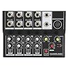 Qqmora Draagbare Geluidsmixer, 8 Kanaals Mixer 8 Signaalingangen voor Studio voor Muziekstudio voor Live Situaties