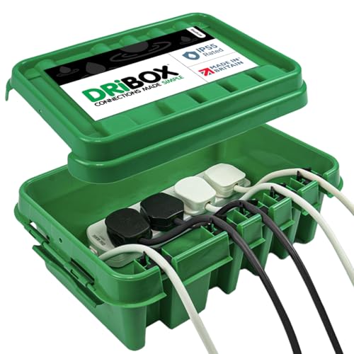 Dri-Box FL-1859-285-IIG - Caixa impermeável (IP55), cor verde