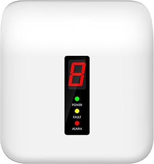 Y401 Nature Gas Leak Detector, Explosive Gas Leak Alarm Such as Methane, Propane, Butane &LPG, Visual and Audible Alarm, Just Plug in Your House, Camper or RV etc. AC 110-220V, White (1 pack).