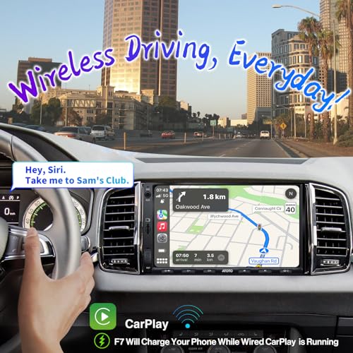Image of ATOTO F7 Car Stereo Receiver,Android Auto & CarPlay Connection,Mirrorlink /AutoLink,F7G2A7WE