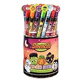 Halloween Smencils Cylinder - HB #2 Scented Smelly Pencils, 50 Count - Gifts for Kids, Party Favors, Classroom Rewards
