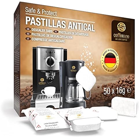 Pastillas antical Coffeeano 50 uds. XL para cafeteras automáticas y cafeteras Cover