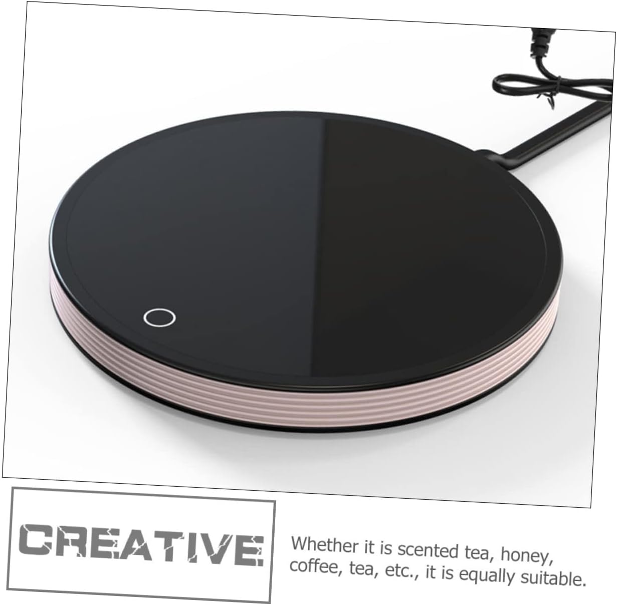 TIDTALEO Convenient Coffee Warmer for Office Automatic Shut for Home Travel Keeps Beverages Warm All Day Office Supply