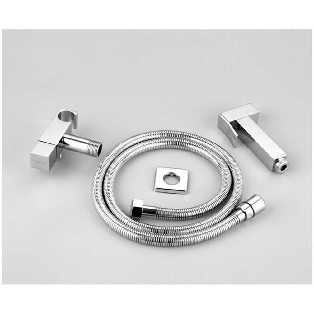 Wc Bidet Rubinetto Cromato Singolo Freddo Bagno Wc Doccia Blow-Fed Pistola A Spruzzo Ugello Rubinetto Bidet Pulizia Anale Culo Bidet
