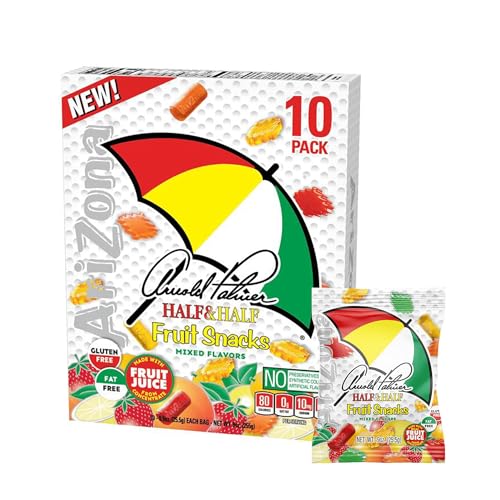 AriZona Iced Tea Fruit Snacks, Arnold Palmer - 0.9 oz, 10 count Box