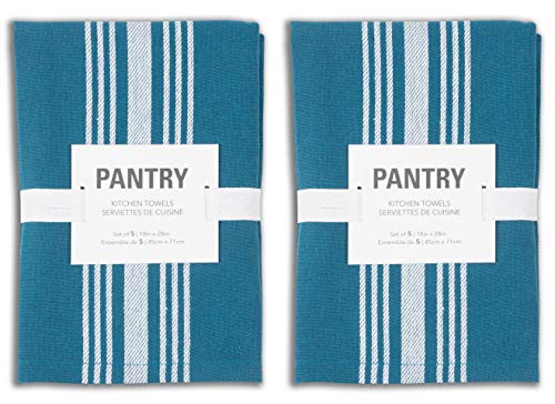 KAF Home Soho Kitchen Dish Towel Set of 10 | 18 x 28 Inch Tea Towels | Soft and Absorbent Mixed Set of Flat Towels (Teal) KAF Home Soho Kitchen Dish Towel Set of 10 | 18 x 28 Inch Tea Towels | Soft and Absorbent Mixed Set of Flat Towels (Teal)