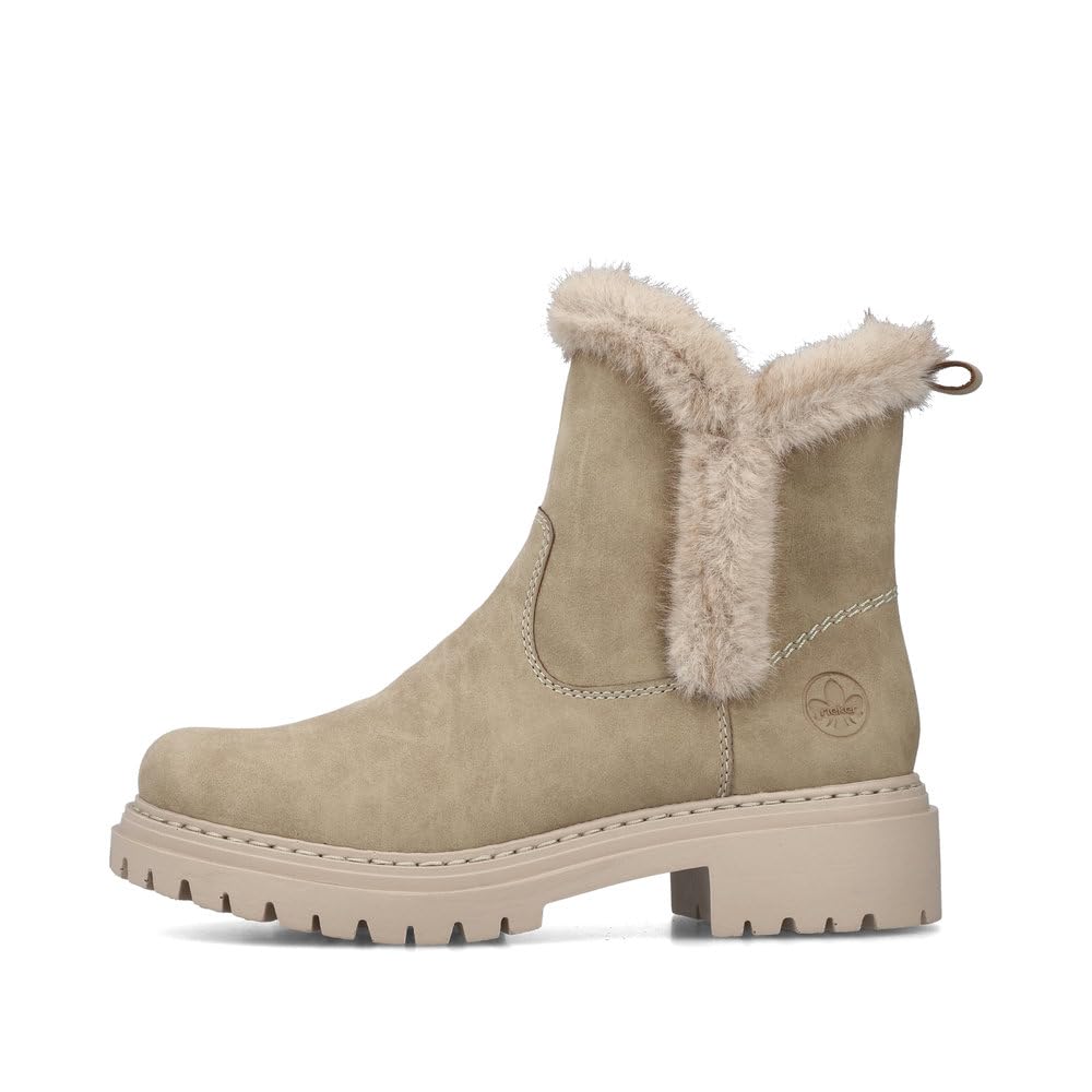 Rieker Damen Plateaustiefeletten 72682, Frauen Stiefeletten