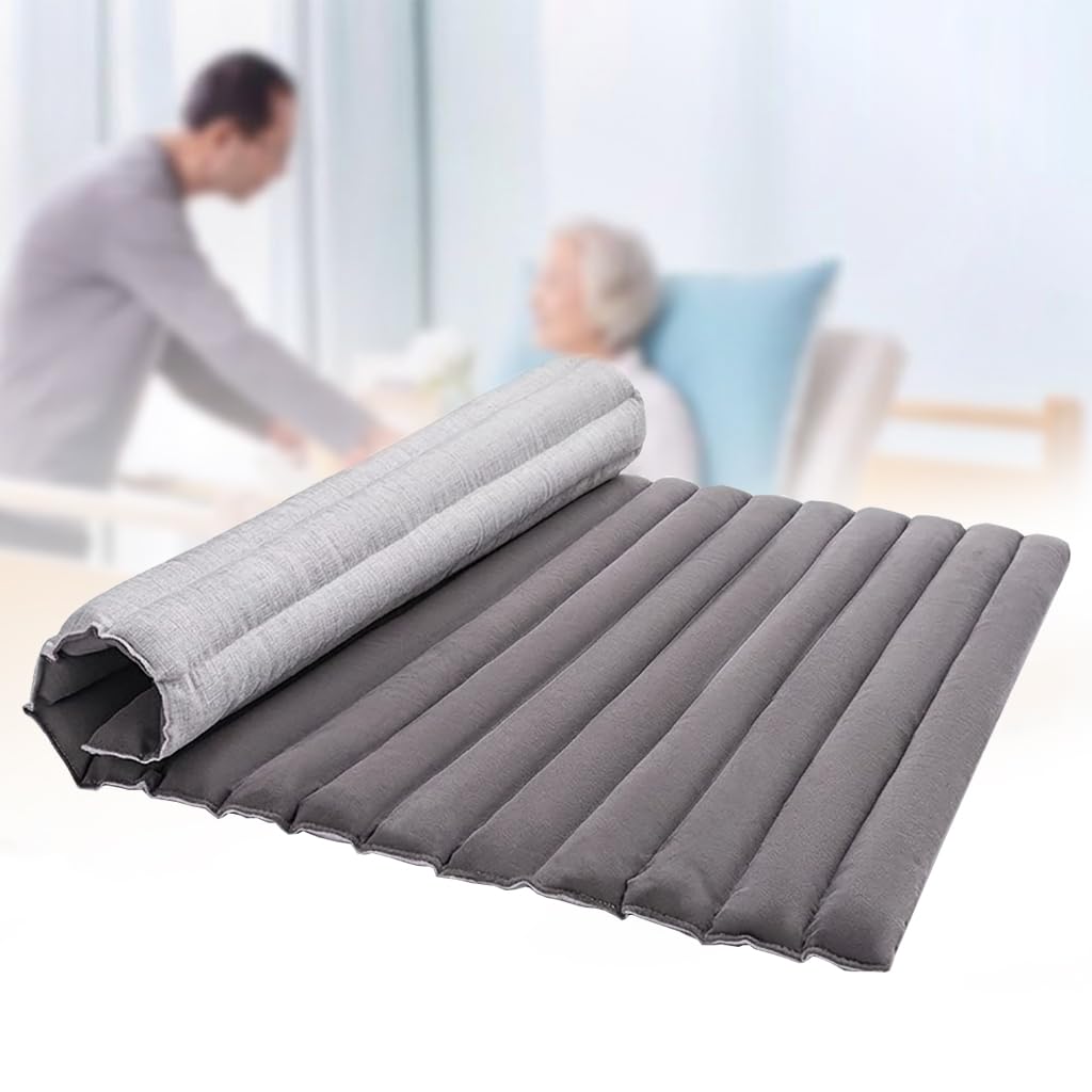 Colchón Antiescaras De 3cm De Grosor para El Cuidado del Paciente, Colchón De Presión Alterna, para Sillas De Ruedas, Hospital Camas De Enfermería, Camas De Pacientes,Dark Gray,170x90x3cm