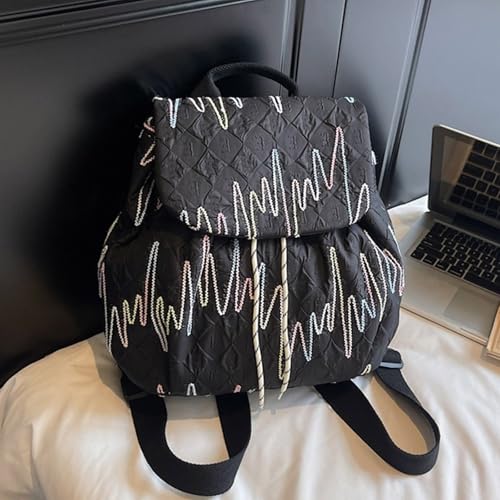 Mochila impermeable delgada y ergonómica de poliamida con compartimentos 4