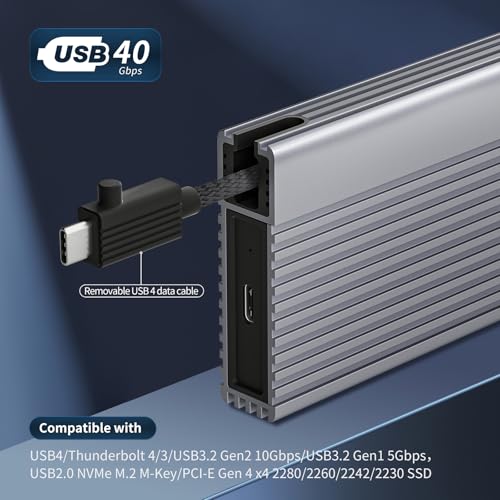 Boîtier SSD M.2 NVMe 40 Gbps ZIKE Z666 compatible Thunderbolt 4 - 3