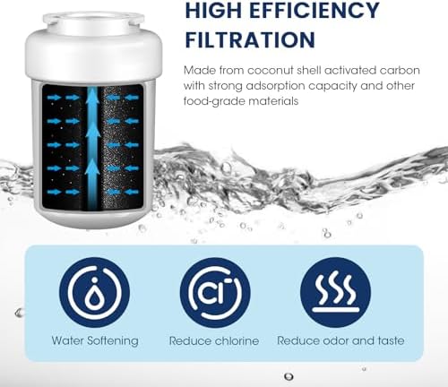 MARRIOTTO MWF Refrigerator Water Filter NSF 42 Certified, 4 Pack - 3