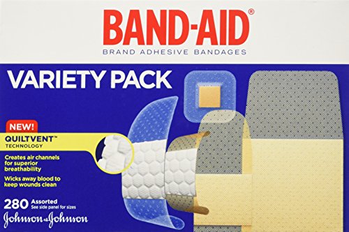 Band-Aid Brand Adhesive Bandages, Variety Pack, 280-Count Assorted Sizes (Pack of 2) - //coolthings.us