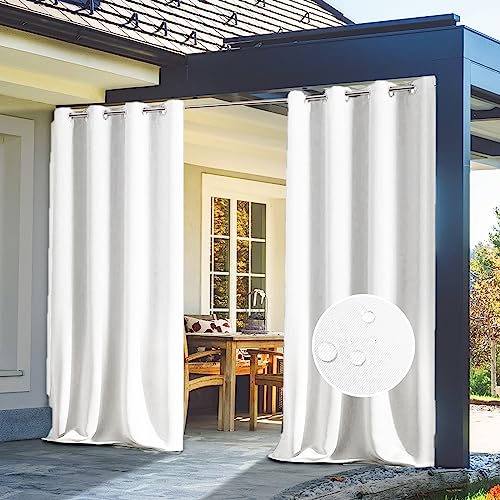GZQIAWY 1PC Outdoor Curtains for Gazebo Waterproof Outdoor Furniture Living