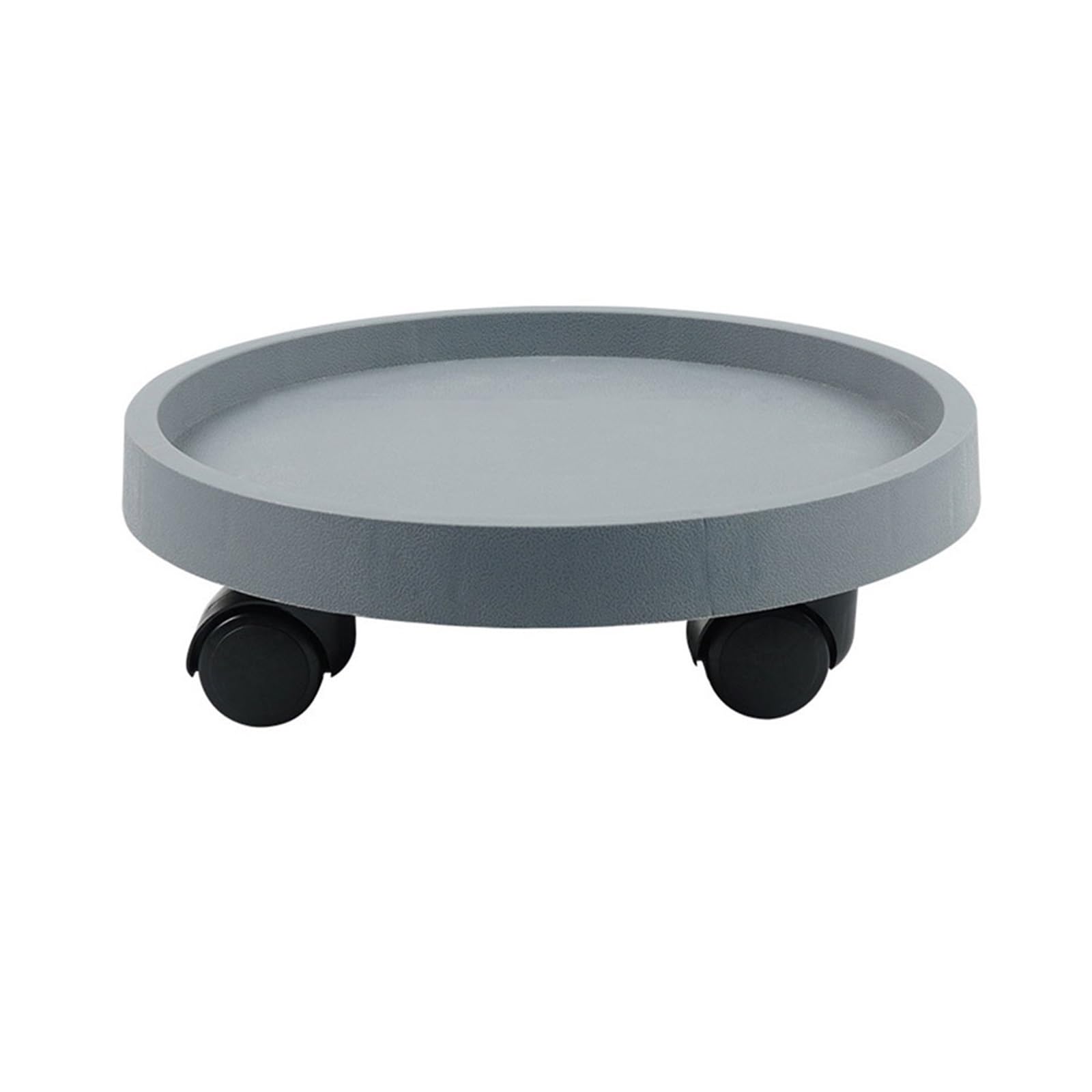 K5C7S3W9D6 plant dish saucer Round Movable Flower Pot Stand Tray, with Wheels Planter Bonsai Saucer Base(Gris,Medium)