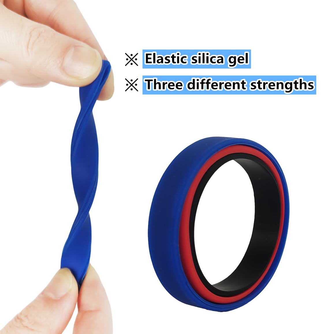 Set 5 Fasce Elastiche Per Alluce Valgo, Distanziatori In Gomma Con Diversi Livelli Di Resistenza, Per Donne E Uomini