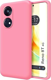 Generic Silicone Case with Camera Protection for Oppo Reno 8T 4G (Pink)