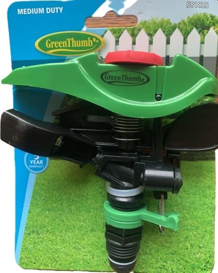 Green Thumb 9531GTDI 5800 sq ft Poly Impulse Sprinkler Head - Pack of (12)