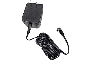 Fiber Optic Christmas Tree Power Cord Replacement (12V AC-AC Adapter)