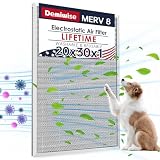 Demiwise 20x30x1 Electrostatic Air Filter, MERV 8 Reusable & Washable...