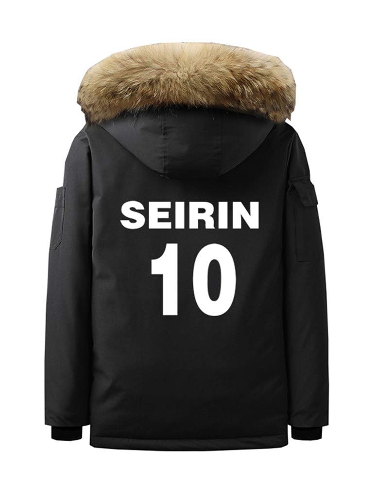 Anime Kuroko No Basuke Hoodie Parka Jacket Mens Winter Hooded