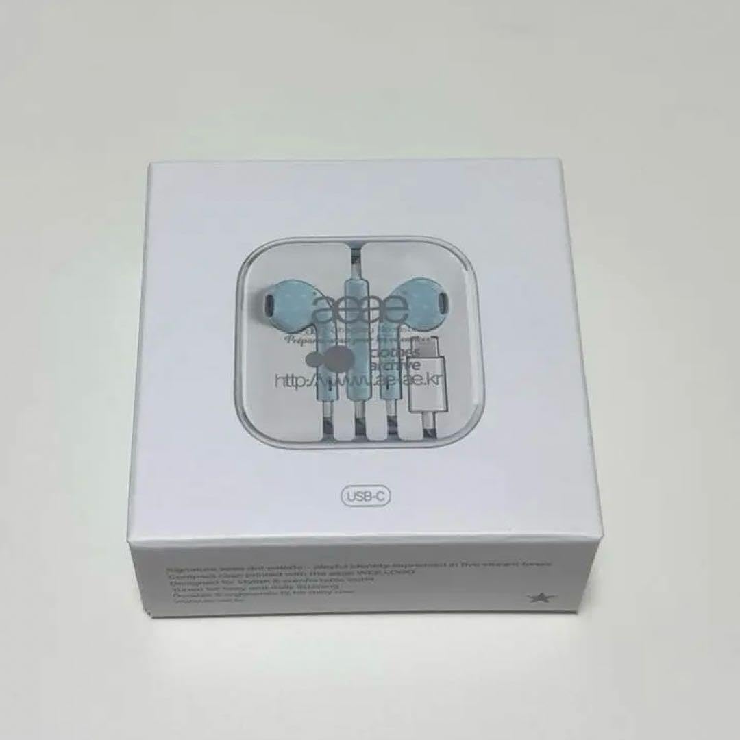 Amazon.co.jp: aeae 有線イヤホン 水色 peC : ホビー