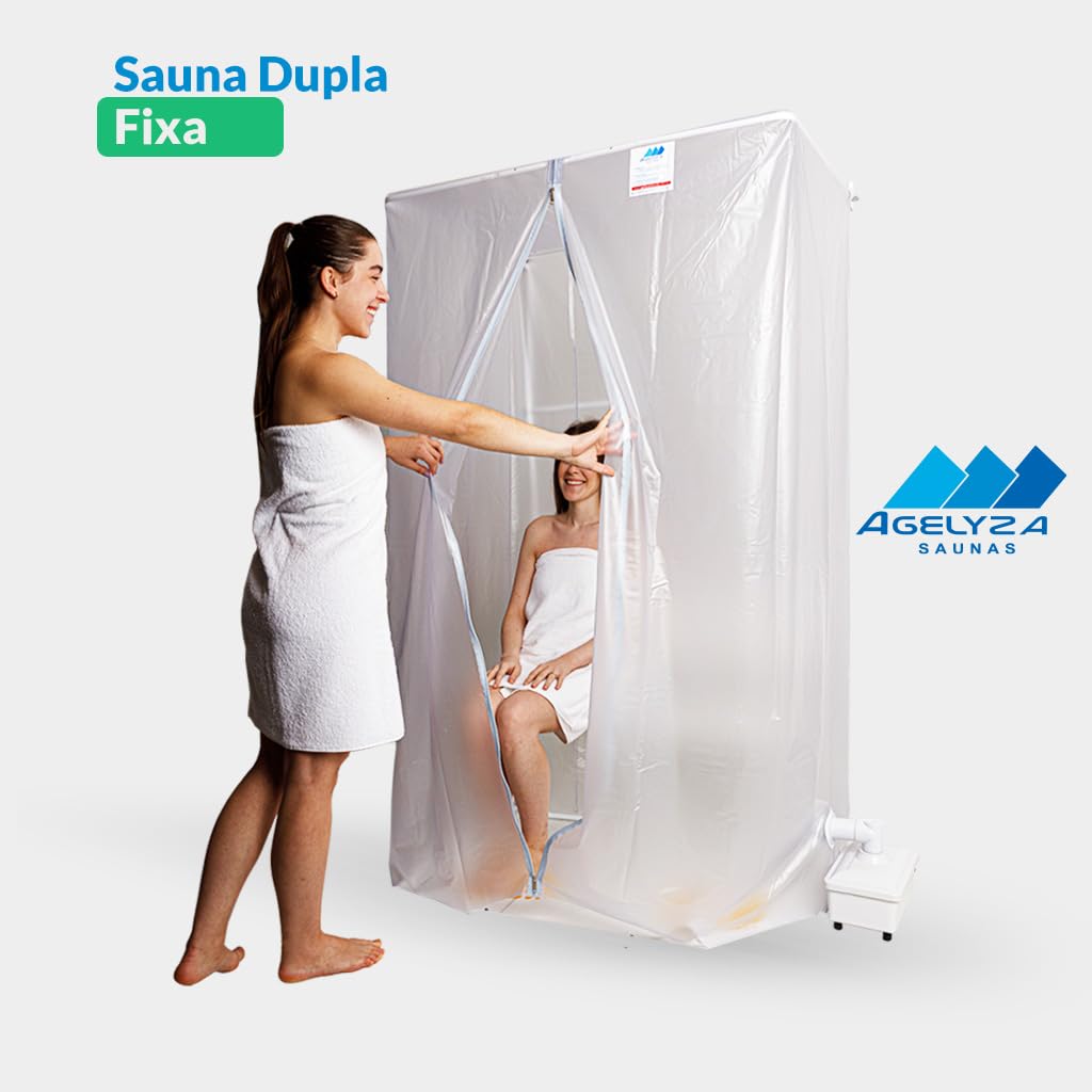Sauna Residencial Individual Fixa (Vemelho) | Amazon.com.br