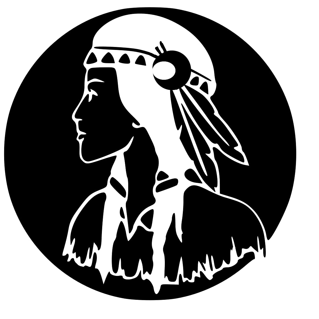 Amazon.com - Design #4 Native American Woman Girl Vinyl Decal Sticker  Indian Car Laptop Wall Window Boat Mailbox Ritual Spirit (Height: 4", Red) -