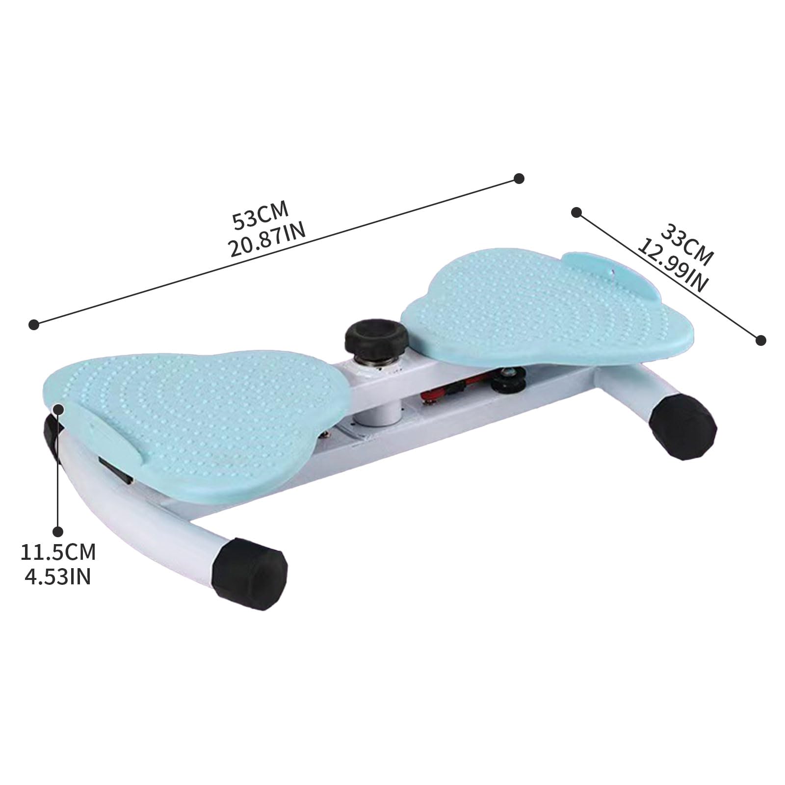 Fitness Disco Rotante con Fasce di Resistenza e Massaggio Ai Piedi Twist Board Attrezzatura Palestra Casa Silenzioso per Esercizi Aerobici(Color:Blu)