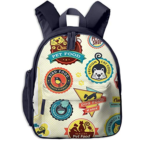 Preisvergleich Produktbild Kinderrucksack Kleinkind Jungen Mädchen Kindergartentasche Haustier Tieretiketten Hund Backpack Schultasche Rucksack