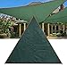 Pare-Soleil Voile 3X3 M Résistant Aux UV Tente Imperméable Auvent Camping Auvent en Plein Air Pare-Soleil Abri Auvent(Vert)