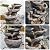 YZM 10-Tier Cascading Rock Water Fountain Outdoor Garden Waterfall Fountains Patio Backyard Deck Porch Pond Art Decor for Outside 39.76" H Outdoor Feature with LED Lights