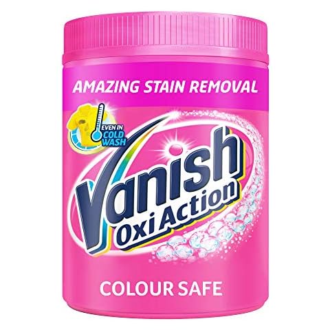 Vanish stain remover for clothes, Oxi Action Powder l Stain Remover for clothes l Size: 1kg Cover