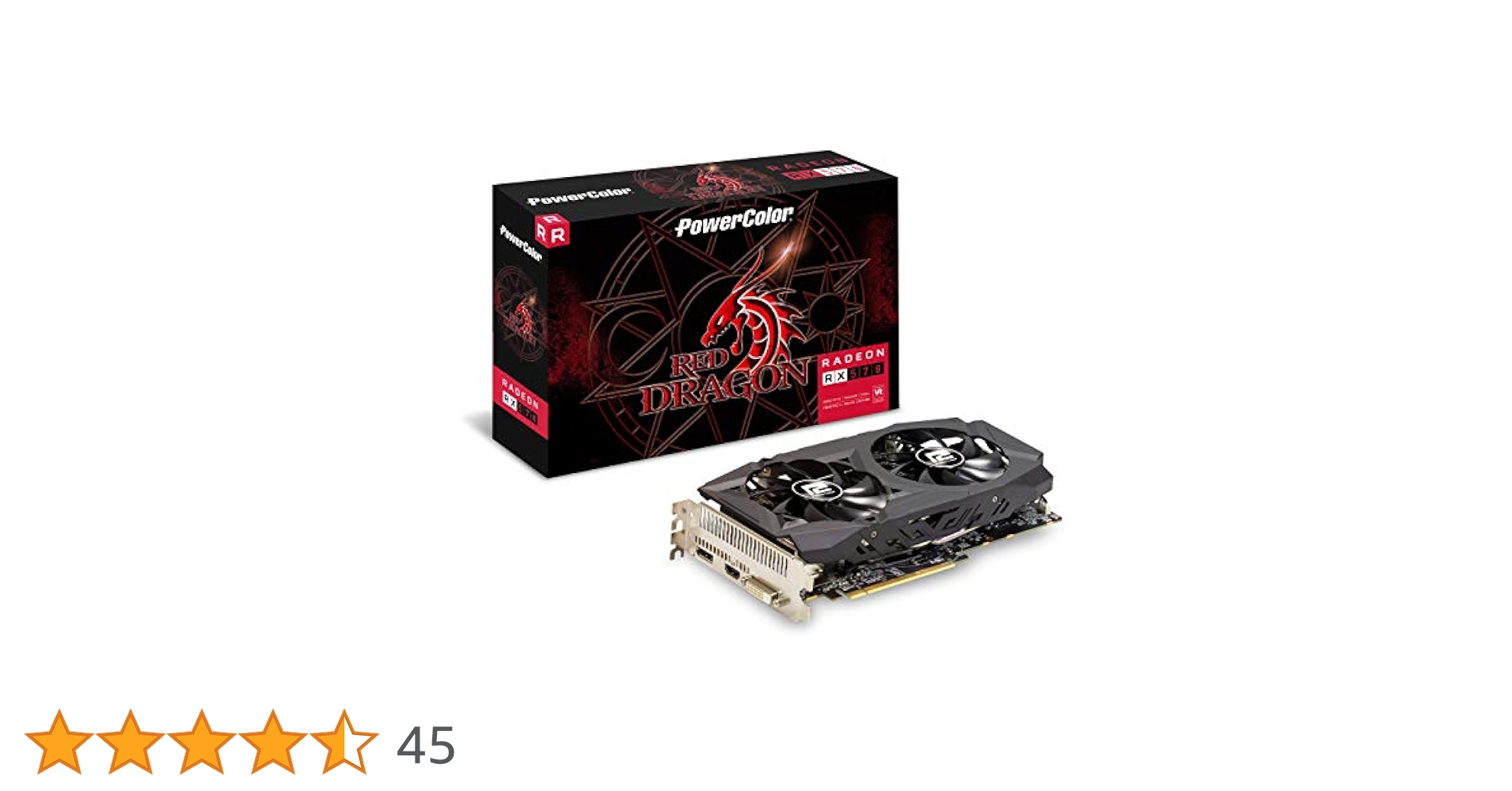 Amazon | PowerColor レッドドラゴン AMD Radeon RX 570 8GB