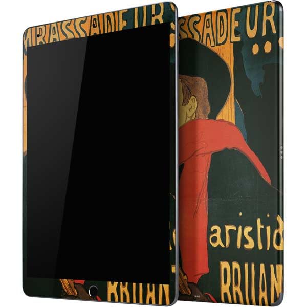 Skinit Decal Tablet Skin Compatible with iPad Air 13in M2 (2024) - Officially Licensed Henri Toulouse-Lautrec Ambassadeurs Aristide Bruant Design