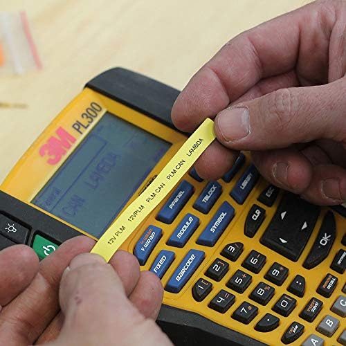 Aonomi Compatible DYMO Rhino Industrial Heat Shrink Tube Labels for DYMO Rhino 4200 5200 Label Maker 3/8''